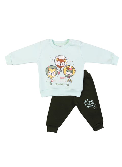 بيجامة شتوي لحديثي الولادة - 1263