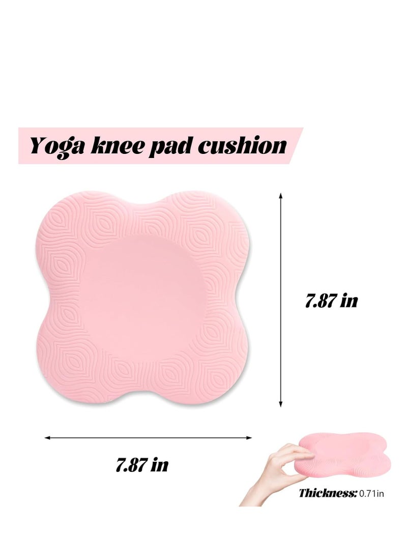 2 pack Yoga Knee Pad Cushion Extra Thick for Knees Elbows Wrist Hands Head Foam Pilates Kneeling pad, Support Foam Pads for Women and Men