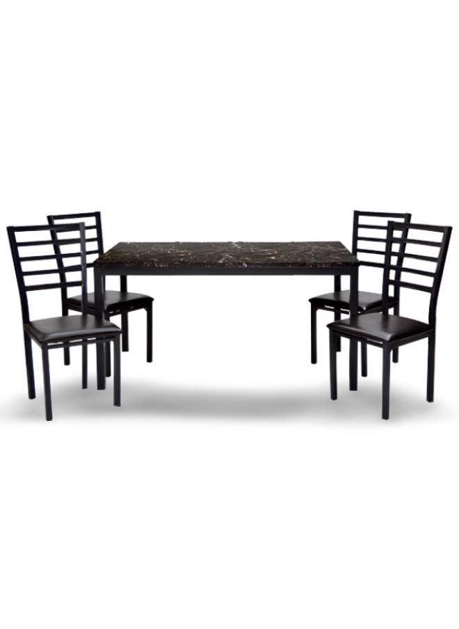 Modern 1+4 Ceramic Top Table With Steel Leg Qualtied Chairs , Cafe Table , Resturant Table Chairs - pzsku/Z9564EB5AB404E0D03716Z/45/_/1661103762/b11fa7a3-7507-49ff-8afb-92828428ef78