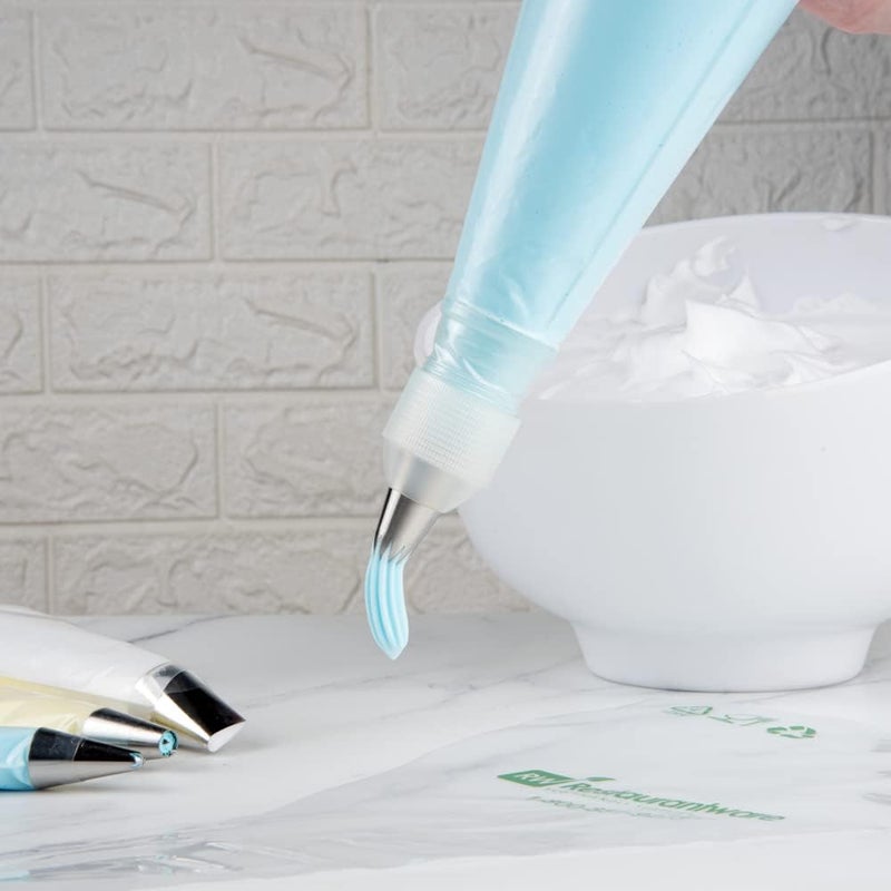 Restaurantware Pastry Tek Piping Tip 1 Reusable Drop Flower Icing Tip  2C DentResistant Stainless Steel Pastry Tip DishwasherSafe Decorate Cupcakes Cakes or Cookies - Image 4