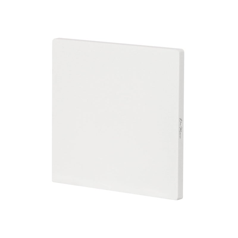 DonMarco 3x3 Ultra Thin Blank Plate – Premium Plastic Material, Sleek and Modern (Matt White) - Image 2