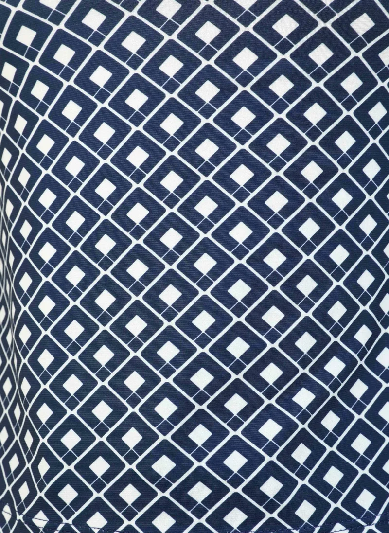 Refka by modanisa Blue Patterned - Blouses - Refka