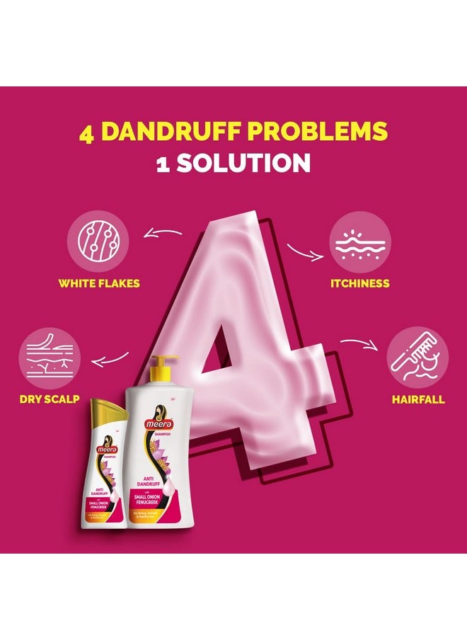 MEERA - Anti Dandruff Shampoo, With Goodness Of Small Onion And Fenugreek, Fights Dandruff, For Men And Women,Paraben Free, 650Ml - Image 1