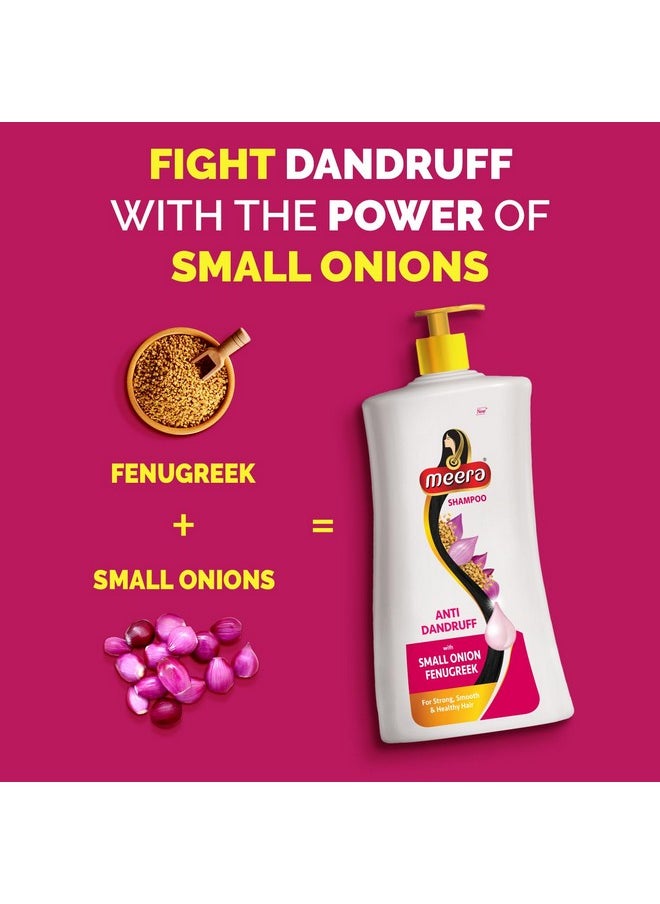 MEERA - Anti Dandruff Shampoo, With Goodness Of Small Onion And Fenugreek, Fights Dandruff, For Men And Women,Paraben Free, 650Ml - Image 1