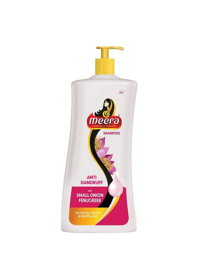 MEERA - Anti Dandruff Shampoo, With Goodness Of Small Onion And Fenugreek, Fights Dandruff, For Men And Women,Paraben Free, 650Ml - Image 1