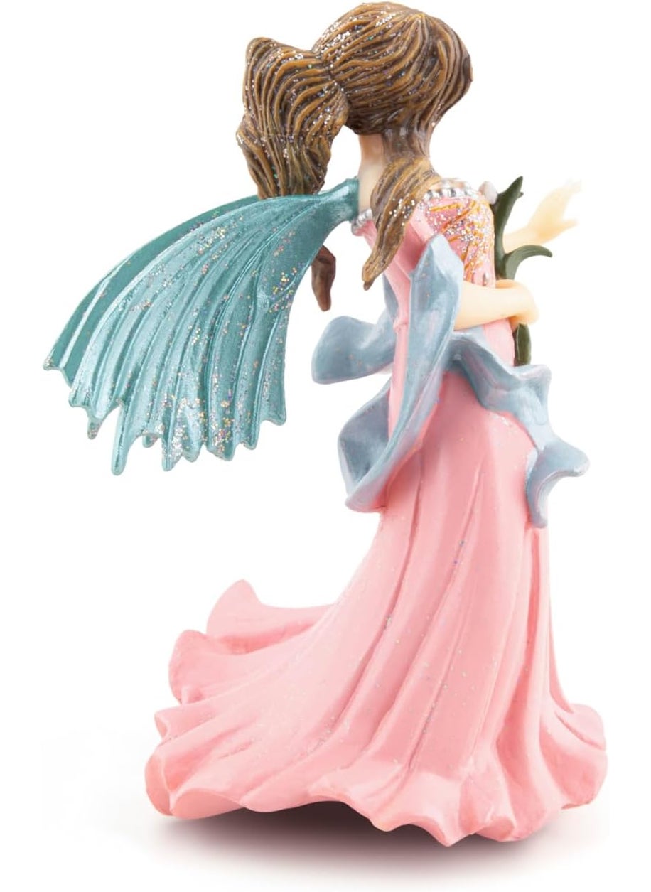 Papo Papo HandPainted  Figurine The Enchanted World Pink elf with Lily 38814  Collectible  for Children  Suitable for Boys and Girls  from 3 Years Old  - Image 4