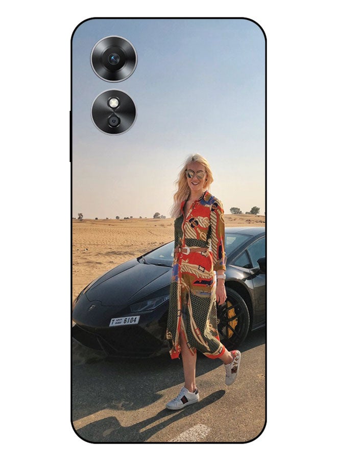 EYE CATCH Printed Protective Case Cover For Oppo A17  -  Supercar Blondie - Image 1