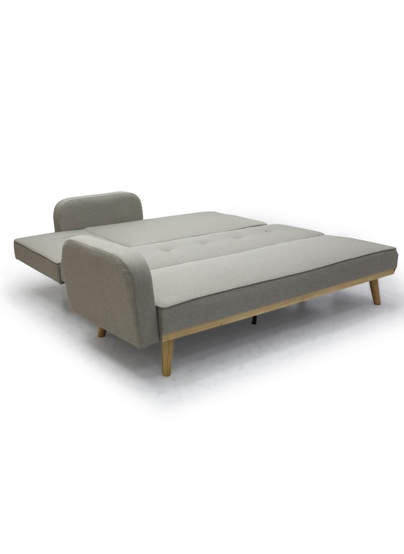 Multi Home Furniture MULTI HOME FURNITURE Modern design Sofa Bed or Three seater L shape sofa made with finest fabric with wooden legs MH-851-LIGHT BROWN   SOFA CUM BED  - Image 2