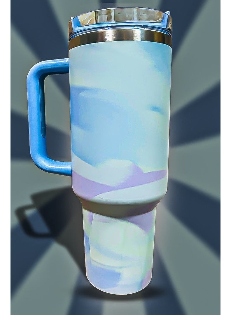 Stanley 40oz Tumbler Stainless Steel Insulated Travel Mug with Straw BPA Free Eco Friendly and Dishwasher Safe Built with Leak Resistant FlowState Lid and Double Wall Vacuum Insulation Keeps Drinks Hot for 16 Hours and Cold for 24 Hours Slim Base Fits Most Car Cup Holders with Durable Ergonomic Handle for On the Go Home Office or Outdoor Use - Image 2