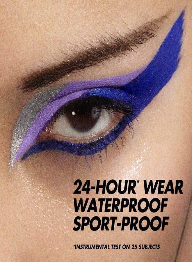 MAKE UP FOR EVER Aqua Resist Color Ink Eyeliner 2ml – Shade 14 Matte Cobalt (Vibrant Cobalt Matte) – Waterproof, Smudge-Proof, 24HR Longwear Liquid Eyeliner - Image 4