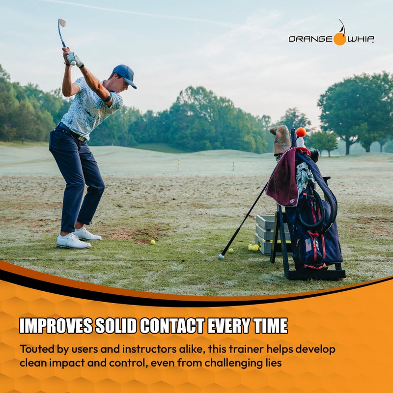 Orange Whip Wedge Golf Short Game Swing Trainer Aid - Made in USA - Right-Handed, 35.5 Inch - Image 3