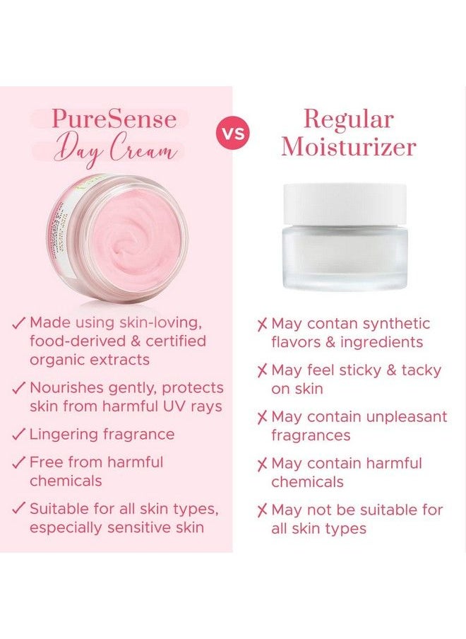PureSense Pink Guava Day Cream With Pomegranate & Bengkoang Face Moisturizer With Spf 20 & Uv Protection For Sun Protection & Deep Moisturization; 60 Ml  - Image 4