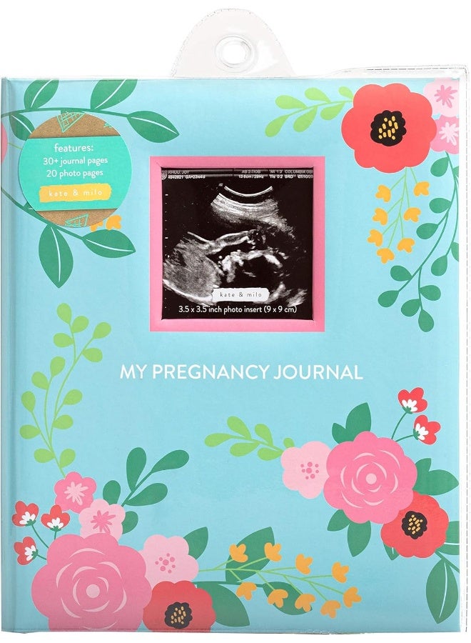 Kate & Milo Floral Pregnancy Journal, Milestone Tracker, Baby Keepsake Book, Gift For Expecting Moms, Sonogram Photo Insert, My Pregnancy Journal - Image 4