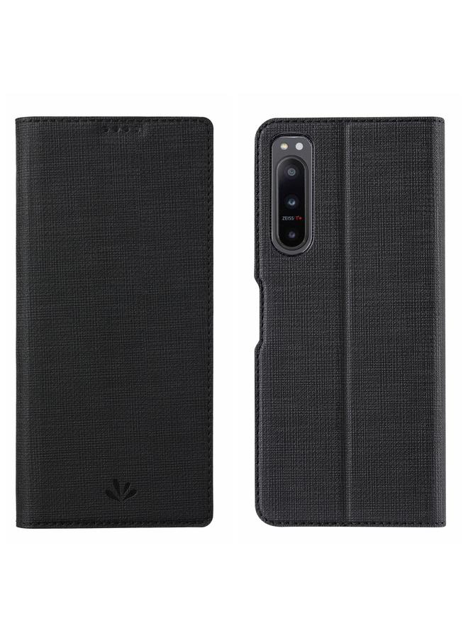 The Bros Case For Sony Xperia 5 IV DMX Series TPU + PU Shockproof Leather Phone Case