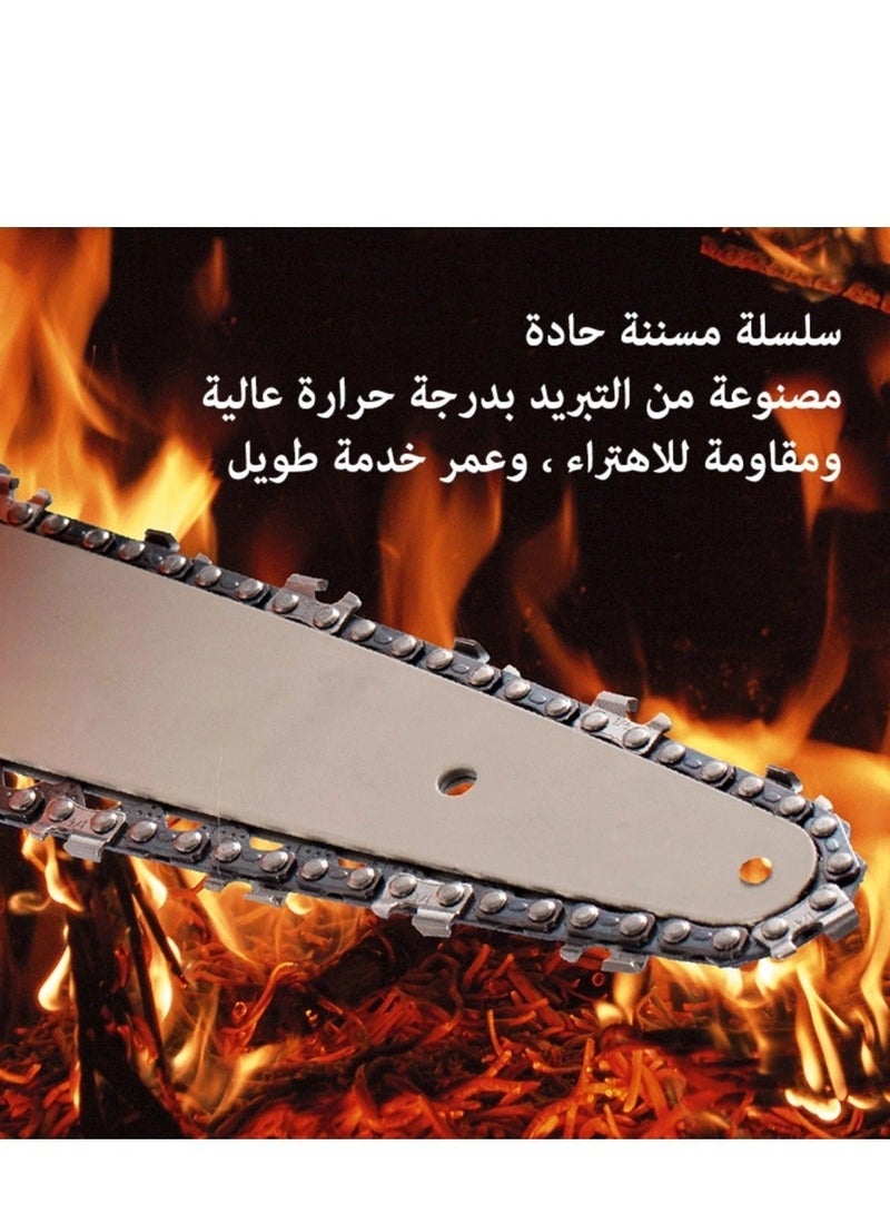 GearZone Cordless Mini Chainsaw 6 Inch, Battery Powered with 2PCS 21V Rechargeable Batteries, One-Hand Use Electric Chainsaw, Handheld Chainsaw for Wood Working - Image 3