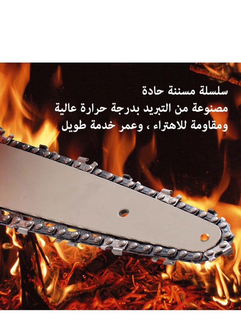 جيرزون - منشار كهربائي صغير لاسلكي من GearZone مقاس 6 بوصات، يعمل بالبطارية مع بطاريتين قابلتين لإعادة الشحن 21 فولت، منشار كهربائي للاستخدام بيد واحدة، منشار يدوي للعمل بالخشب - Image 1