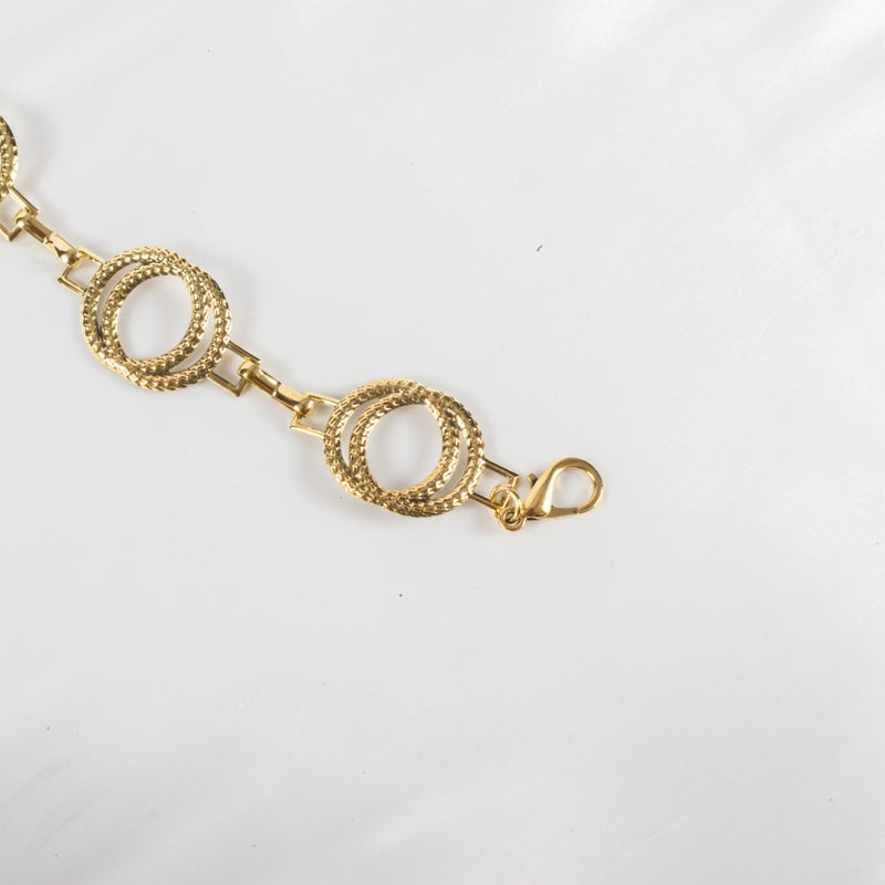 The Black Pearl Accessories Golden Metal Waist Belt For Her - Image 3