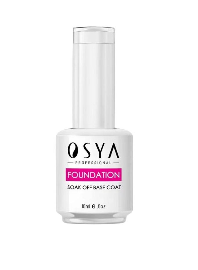 OSYA Gel Nail Polish Top Coat Soak off UV LED Drying Long 15ml - Image 1