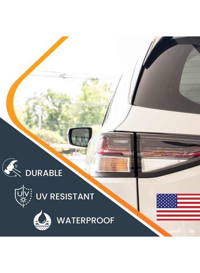 Magnet Me Up American Flag Magnet Decal, 3x5 inches, 2 Pack, Red, White, and Blue, Heavy Duty Automotive Magnet for Car Truck SUV, or Any Other Magnetic Surface - Image 4