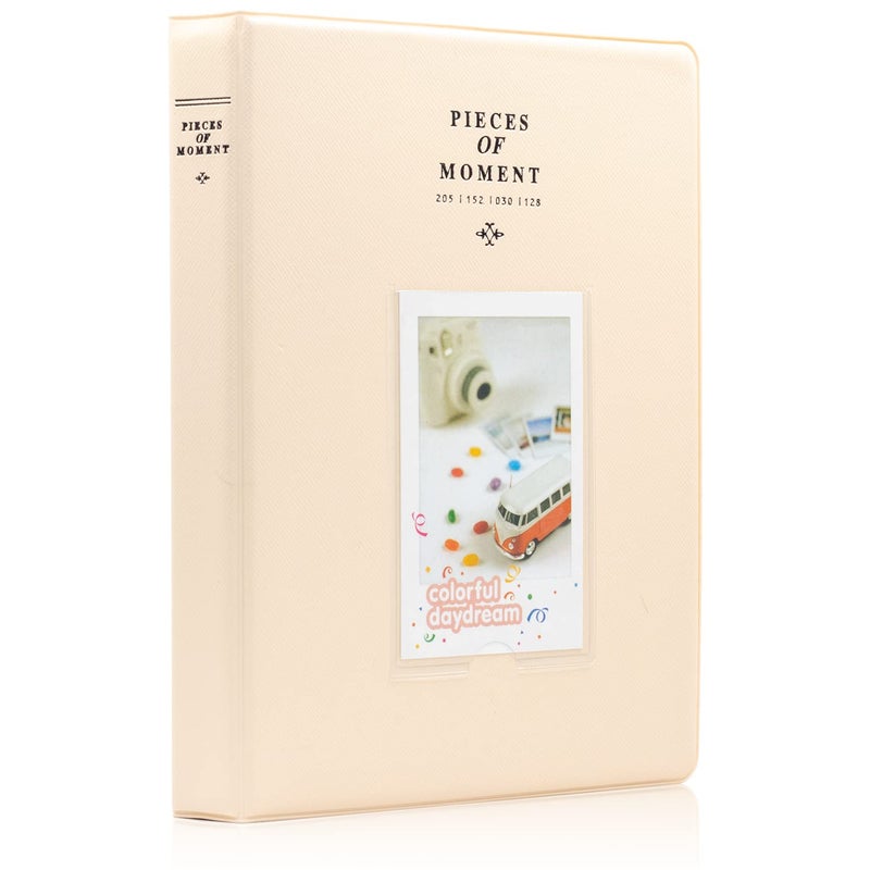 Ablus 128 Pockets Mini Photo Album  Fits for Fujifilm Instax Mini 11 Mini 9 Mini 8 Mini 90 Mini 25 Polaroid Snap PIC300 Kodak Mini 3Inch FilmPink