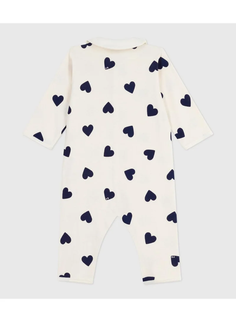 Petit Bateau Babies' printed cotton footless pyjama suit