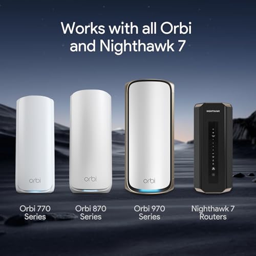 XLTTYWL Orbi 370 Wall Mount Kit, Orbit 7 Mount Bracket Optimize Space Compatible with Orbi 7 Mesh Systems & All Net Gear Nighthawk 7 Routers(RBEWMB-10000S) (Black, 1 Pack) - Image 4