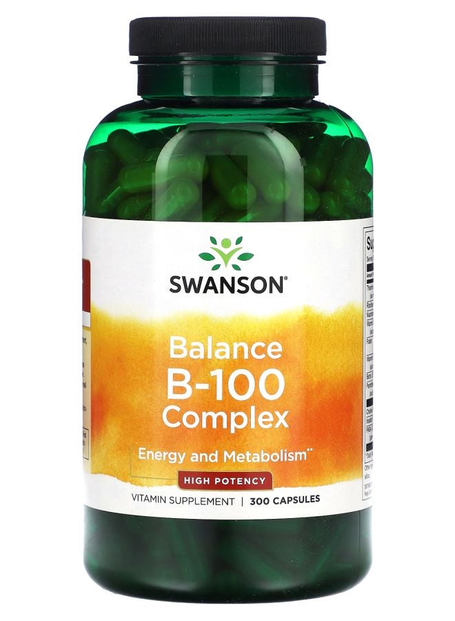 SWANSON Balance B-100 Complex High Potency 300 Capsules