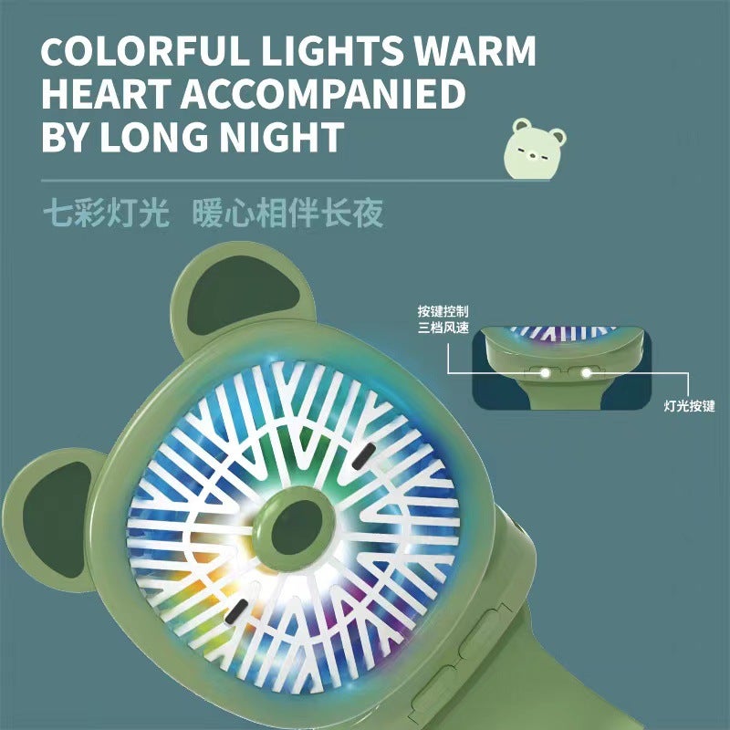Cartoon Children'S Watch Small Fan Usb Charging Mini Handheld Fan Children'S Day Gift - Image 3
