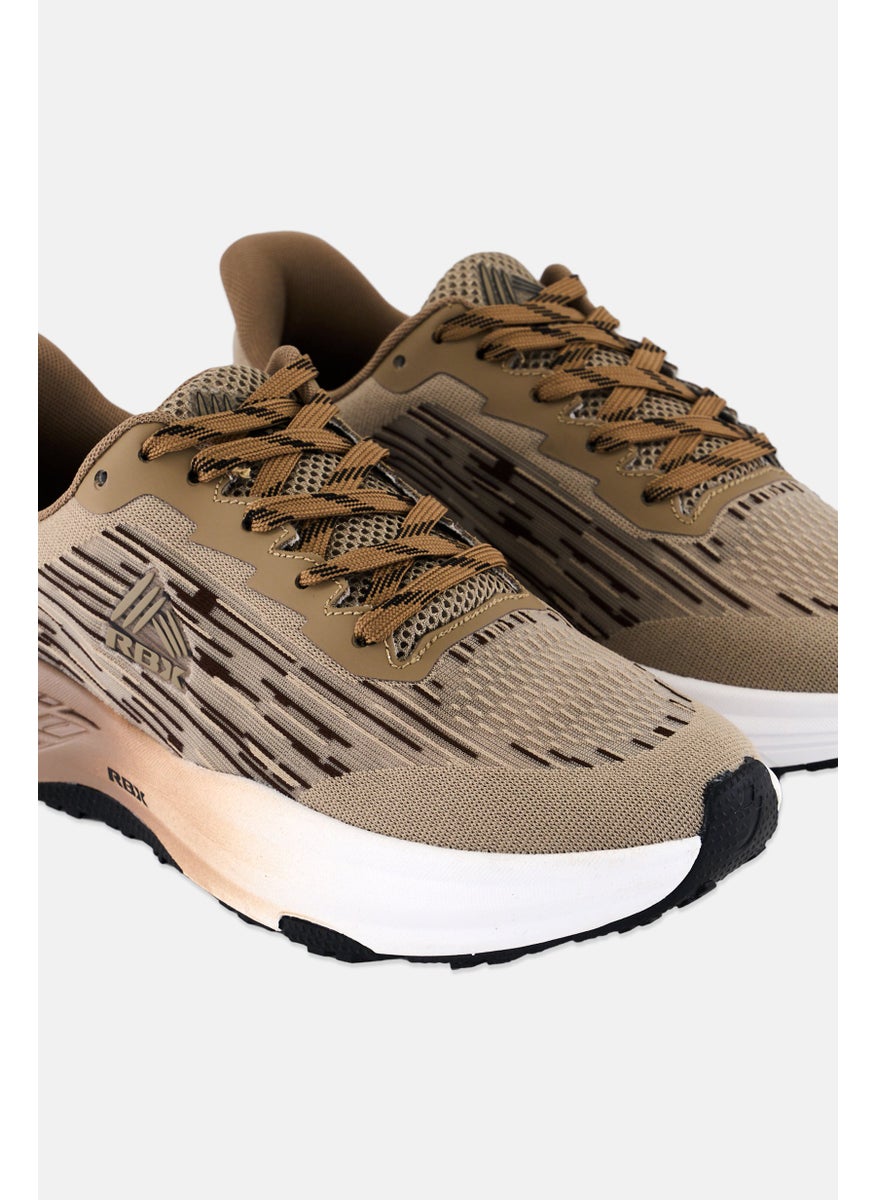 RBX - Men Lace Up Running Shoes, Taupe Combo - Image 1