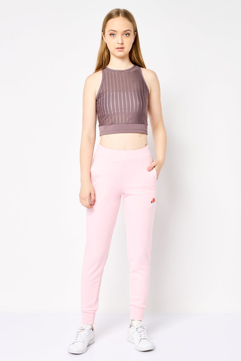 Ellesse Women Sportswear Fit Outdoor Sweatpants, Pink  - Image 2