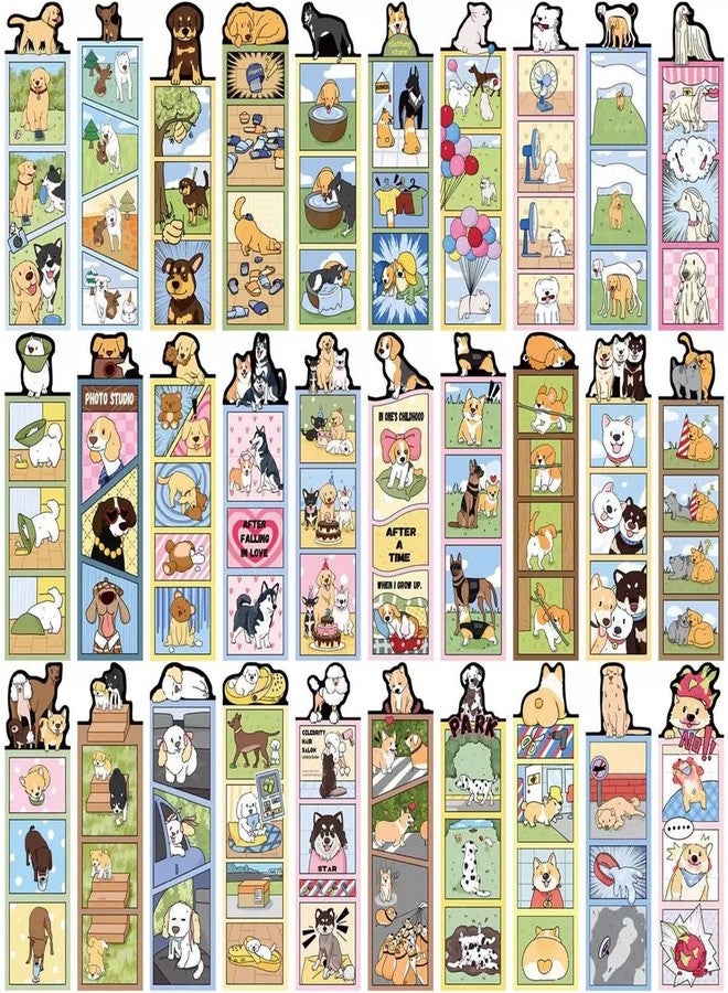 Cioohan 30PCS Creative Animal Bookmark for Kids and Women About Dog World - Fun Cartoon Cat Page Holders, Unique Gifts for Book Lovers, Students, Boys & Girls on Birthday School Rewards Library Reading - Image 1