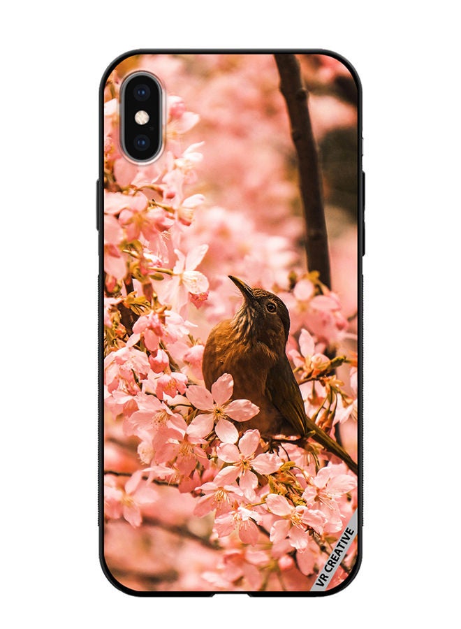 VR CREATIVE Protective Case Cover For Apple iPhone X/XS Beauty Bird Design Multicolour - Image 1