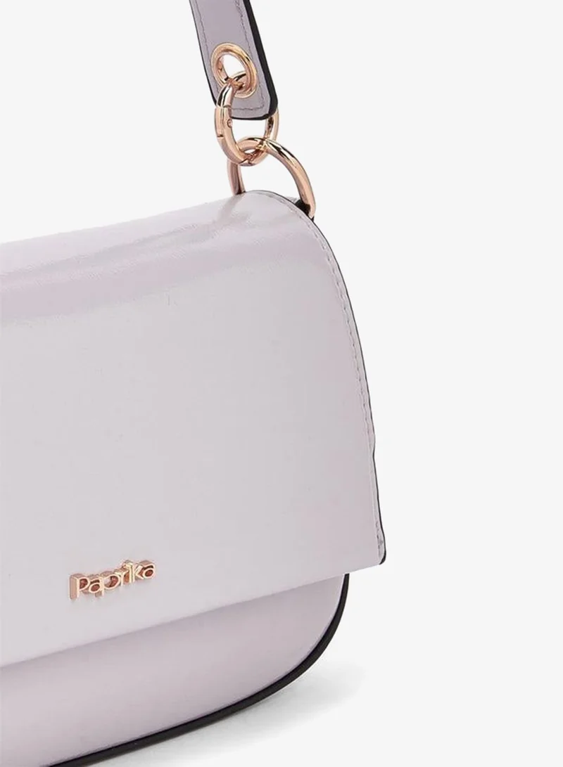 Paprika LILAC Solid Shoulder Bag With Top Handle for Women | Best Price UAE