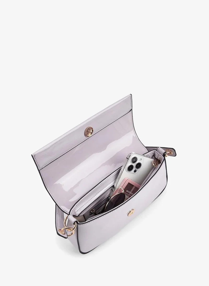 Paprika LILAC Solid Shoulder Bag With Top Handle for Women | Best Price UAE
