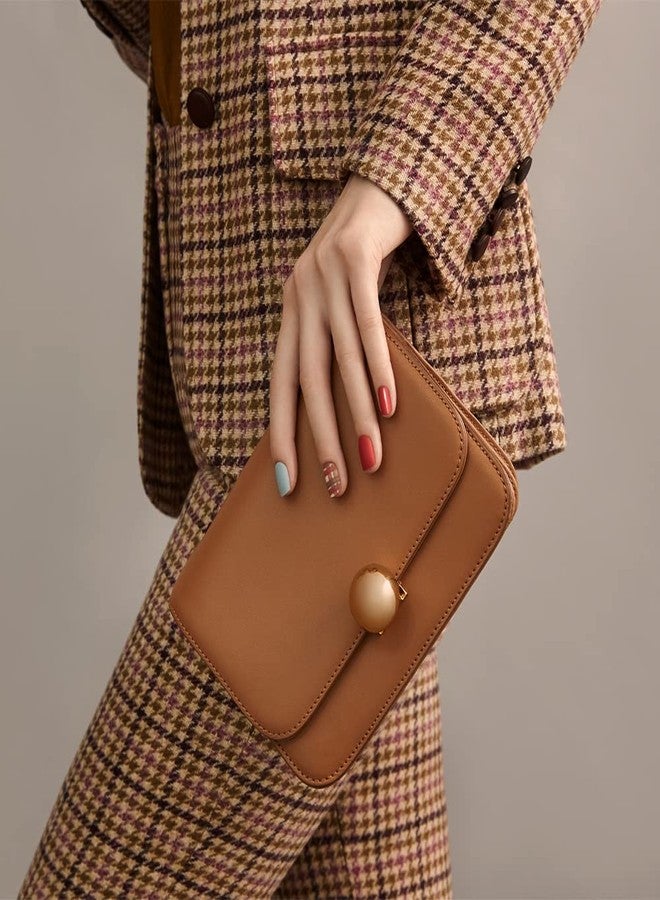 داشينج ديفا ماجيك بريس | 30 ظفرًا | سهل الاستخدام | تصاميم متنوعة | لجميع المناسبات (نقشة الترتان البرتقالي) - Image 2