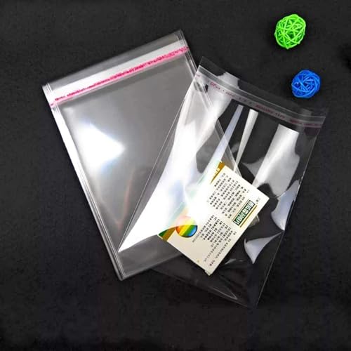 Securement Plastic Transparent Poly Bags For Packing Saree Cloth Sealable | Used For Saree Packing, Shirts Packing,Bopp Poly Bags Self Adhesive (100, 4x5) - Image 2