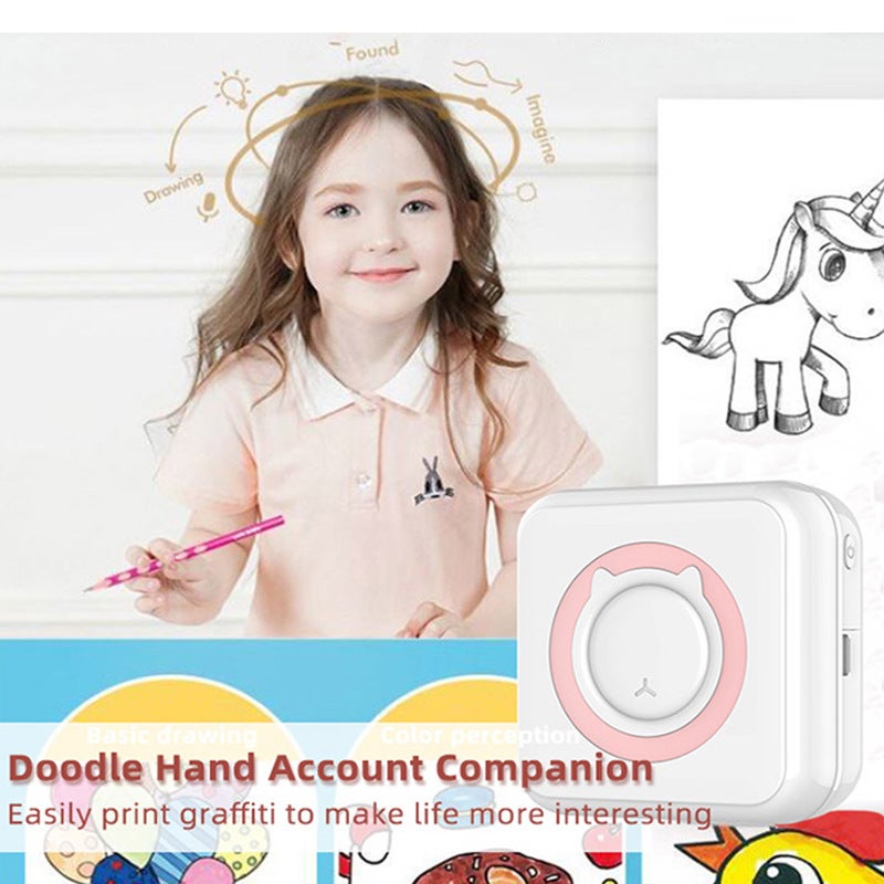 Mini Portable Thermal Printer Small Bluetooth Wireless Po Label Error Correction Pocket Label Gadget - Image 5