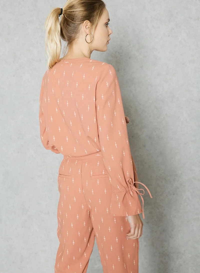 VERO MODA High Neck Printed Top