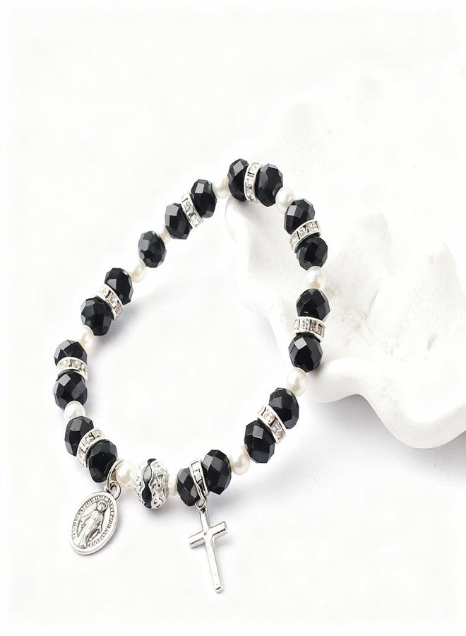 72ore God Is in Control Bracelet Rosary Bracelet for Women God Faith Bracelets Christian Jewelry Inspirational Gifts for Believers - Image 5