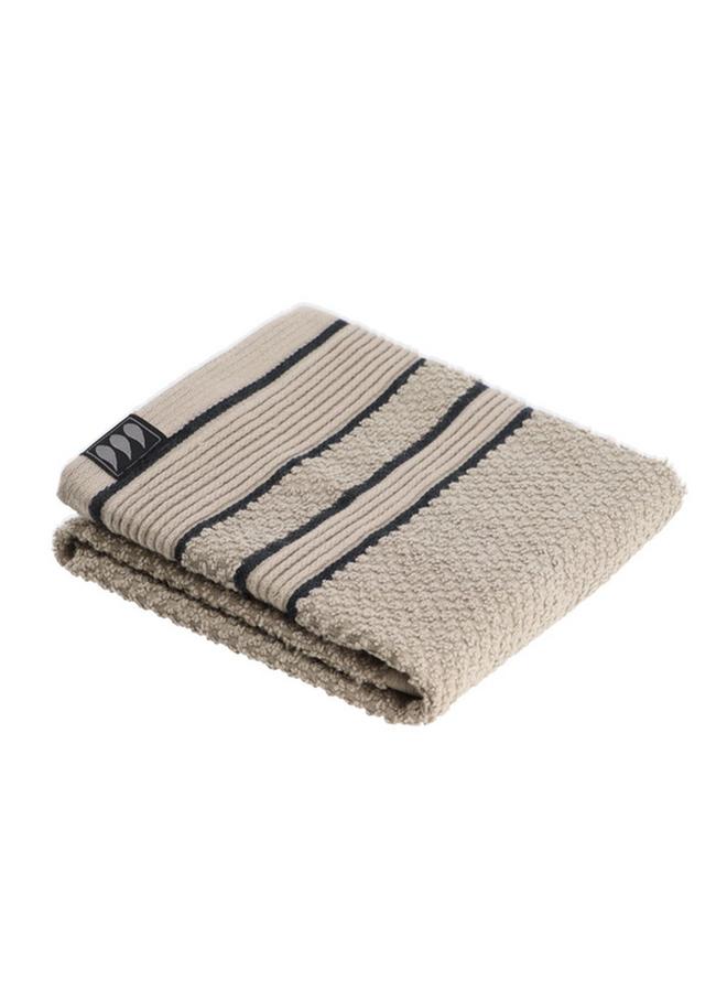 Tendance Bi-Color Premium Cotton Soft Face Towel Twine And Black 30 X 50Cm Aa7012161