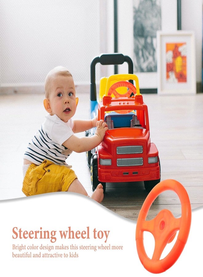 Vaguelly Toy Vehicle Steering Wheel Playground Steering Wheel Steering Wheel Simulated Driving Controller Swingset Steering Wheel Playground Toy Cartoon Drive Wheel Plastic - Image 4