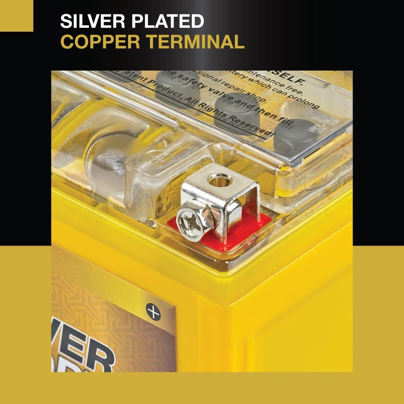 ExpertPower YTX5L-BS VRLA GEL Battery Replacement (5Ah, 12V, Sealed) Maintenance Free Battery - Image 3