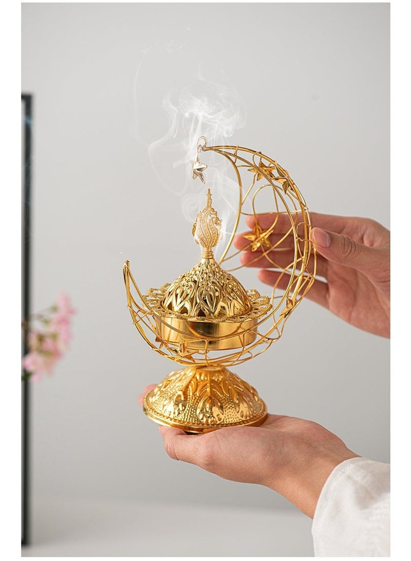 Household Indoor Golden Incense Burner - Image 5