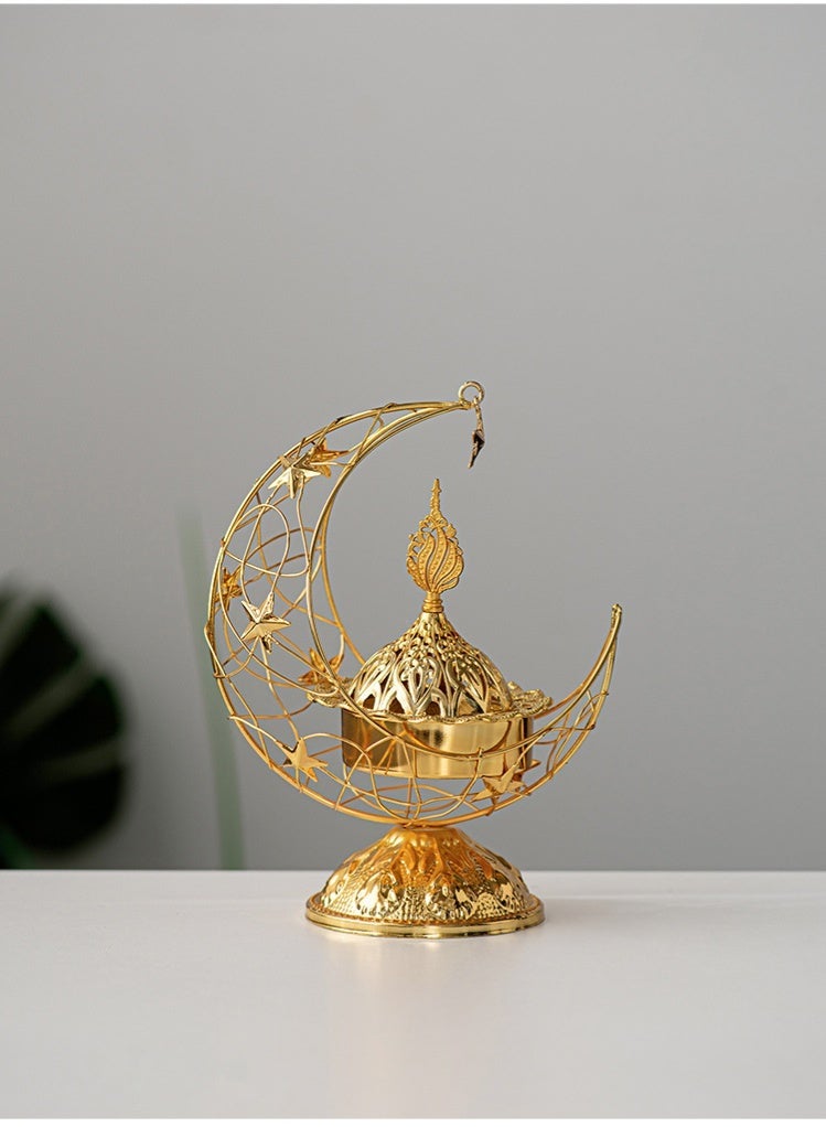 Household Indoor Golden Incense Burner - Image 3