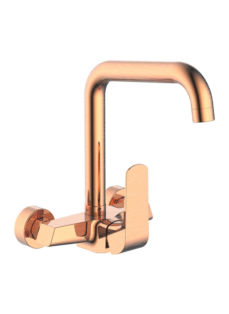 HESANIT HESANIT Elite Single Lever Sink Mounted Mixer Faucet Red Copper - 7003RC  - Image 1