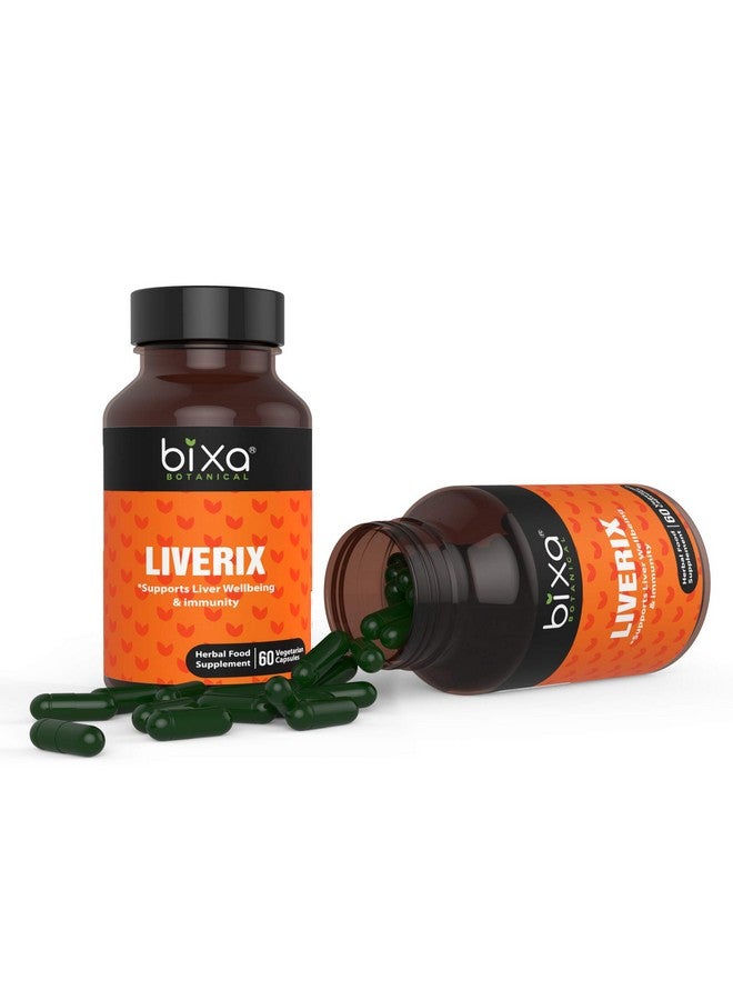 bixa BOTANICAL Liverix Capsules, Guduchi (Giloy), phyllanthus niruri, Kutaki Extract | 60 Veg Capsules (450mg) - Image 3