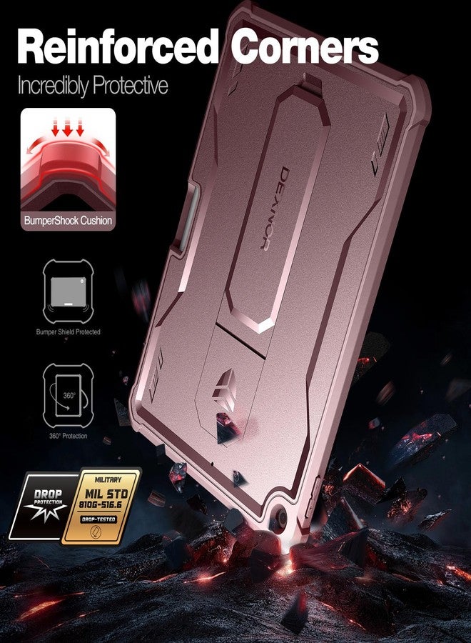 DEXNOR Case for iPad 7/8/9th Generation (2019/2020/2021 Release), 360 Protective full body Case with Built-in Screen Protector Bumper Case for iPad 10.2 inch(7/8/9th) - Pink - Image 5