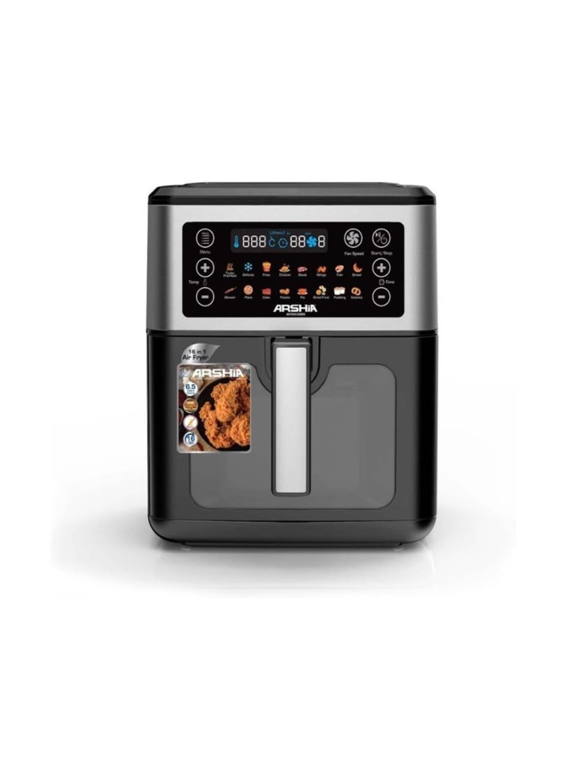 Arshia Arshia 16 in 1 Multi-Function Halogen Air Fryer, 6.5L Capacity with Digital Display  - Image 2