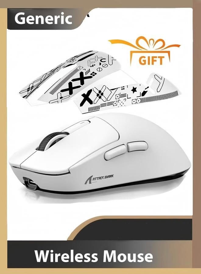 ماوس ألعاب لاسلكي خفيف الوزن X3 مع وضع ثلاثي 2.4 جيجاهرتز/USB-C سلكي/بلوتوث، بدقة تصل إلى 26 ألف نقطة في البوصة، ومستشعر بصري PAW3395، و5 أزرار قابلة للبرمجة لأجهزة الكمبيوتر الشخصية/الكمبيوتر المحمول/ويندوز/ماك  - Image 1