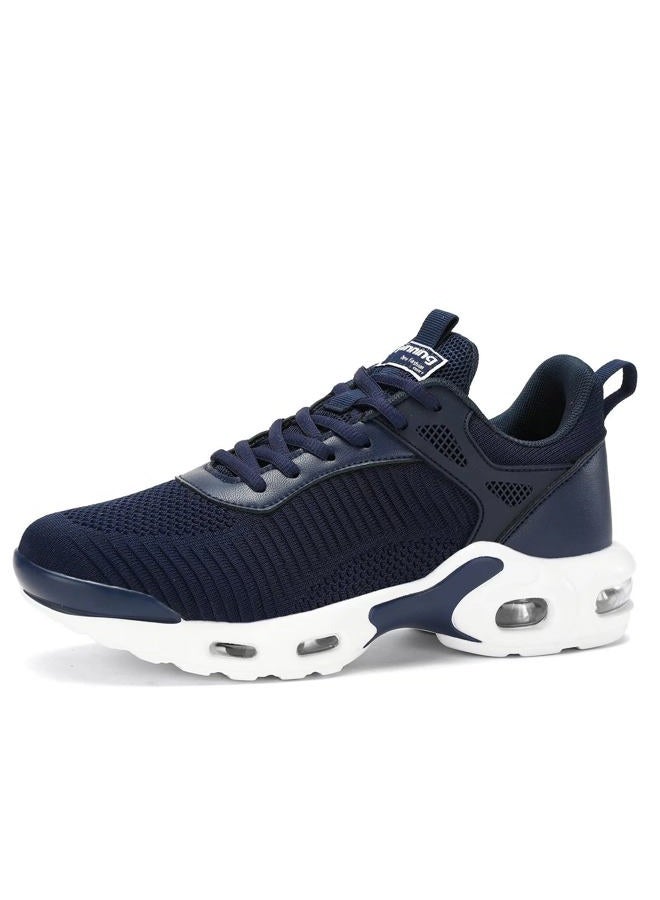 Socviis Men's Fashion Sneaker Non Slip Air Running Shoes for Men Athletics Sport Trainer Tennis Basketball Shoes, Dark Blue, 11 - Image 2